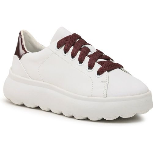 Sneakers - D Spherica Ec4.1 D35TCB 08502 C1Z7J White/Dk Burgundy - Geox - Modalova