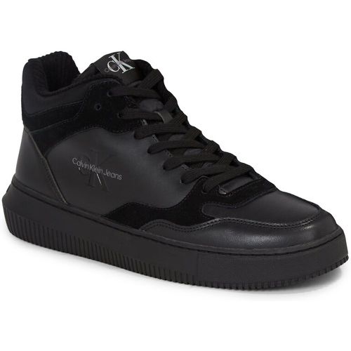 Sneakers - Chunky Mid Cupsole Coui Lth Mix YM0YM00779 Triple Black 0GT - Calvin Klein Jeans - Modalova