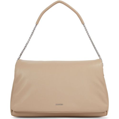 Borsetta - Puffed Shoulder Bag K60K611539 Silver Mink A04 - Calvin Klein - Modalova
