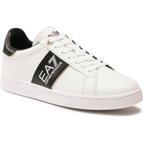 Sneakers - X8X102 XK346 Q678 White+Black+Gold - EA7 Emporio Armani - Modalova