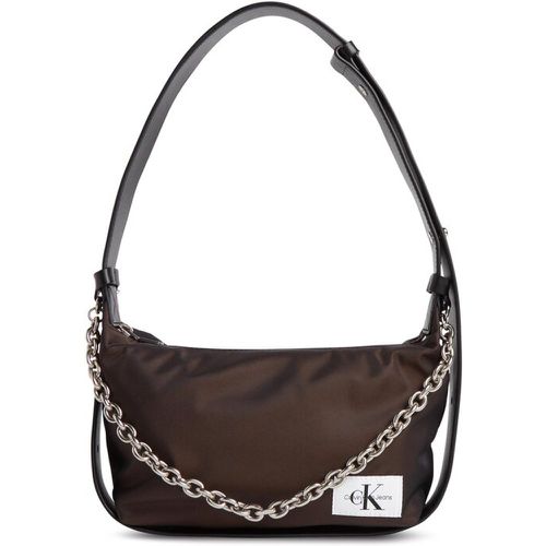 Borsetta - Nylon Chain Shoulder Bag22 K60K611225 Dark Chestnut Iridescent 01I - Calvin Klein Jeans - Modalova