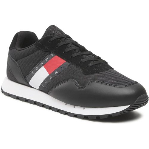 Sneakers - Retro Leather Tjm Runner EM0EM01081 Black BDS - Tommy Jeans - Modalova