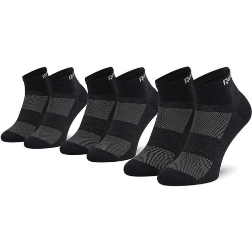 Set di 3 paia di calzini lunghi unisex - Te Ank Sock 3P GH0419 Black - Reebok - Modalova