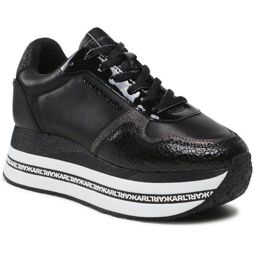Sneakers - KL64921 Black Lthr & Suede Mono - Karl Lagerfeld - Modalova