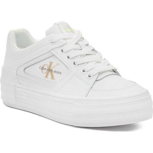 Sneakers - Vulc Flatform Bold Fluo Contr YW0YW00904 White/Safety Yellow - Calvin Klein Jeans - Modalova