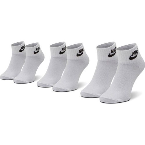 Set di 3 paia di calzini lunghi unisex - SK0110-101 Bianco - Nike - Modalova