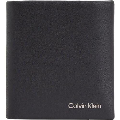 Portafoglio da uomo - Ck Concise Trifold 6Cc W/Coin K50K510593 Ck Black BAX - Calvin Klein - Modalova