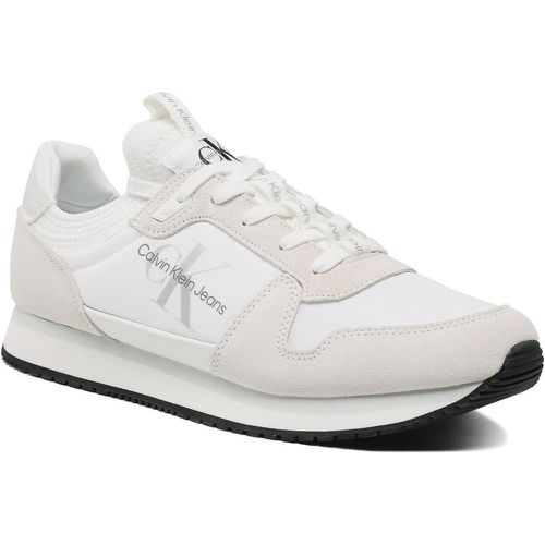 Sneakers - Runner Sock Laceup Ny-Lth Wn YW0YW00840 Bright White YAF - Calvin Klein Jeans - Modalova