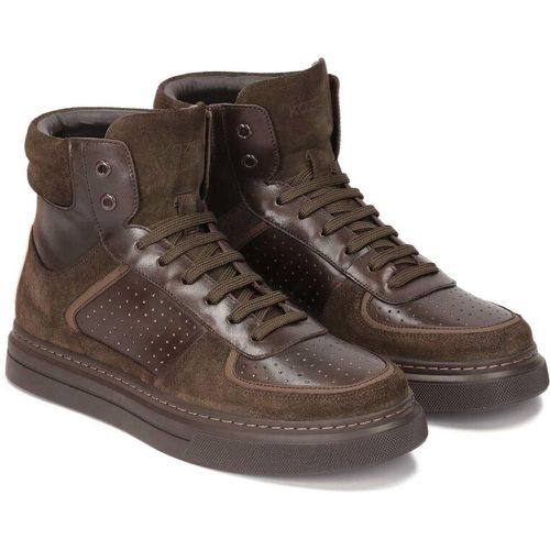 Sneakers - Uturn 84510-05-02 Brown - Kazar - Modalova
