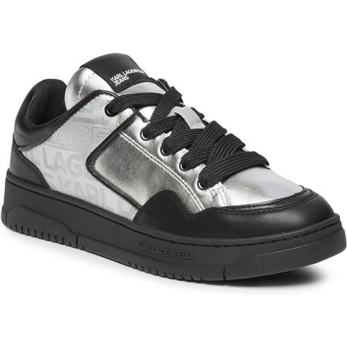Sneakers - KLJ53020 Mid Grey Lthr W/Black - Karl Lagerfeld Jeans - Modalova