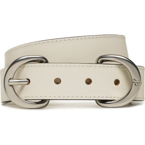 Cintura da donna - Classic Hardware Loop Belt 30mm K60K610361 Ivory YBI - Calvin Klein Jeans - Modalova