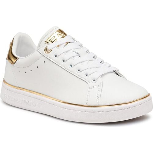 Sneakers - X7X009 XK329 R579 White/Gold - EA7 Emporio Armani - Modalova