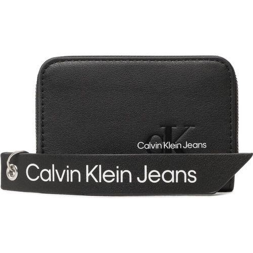 Portafoglio piccolo da donna - Sculpted Med Zip Around Tag K60K610578 BDS - Calvin Klein Jeans - Modalova