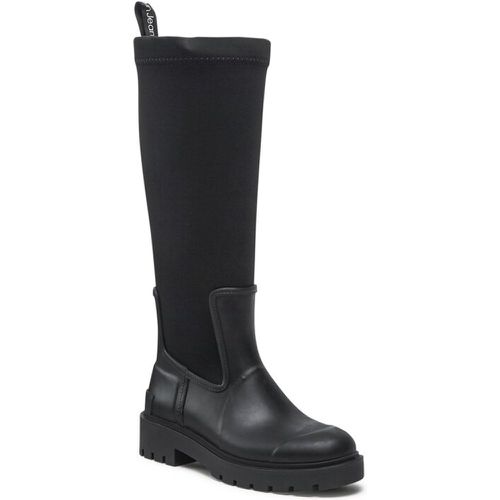Wellington - High Rainboot Neoprene YW0YW00838 Black BDS - Calvin Klein Jeans - Modalova