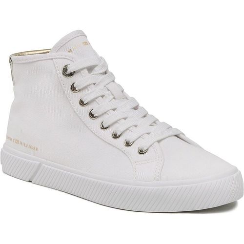 Sneakers - Essential Highcut Sneaker FW0FW07120 White YBS - Tommy Hilfiger - Modalova