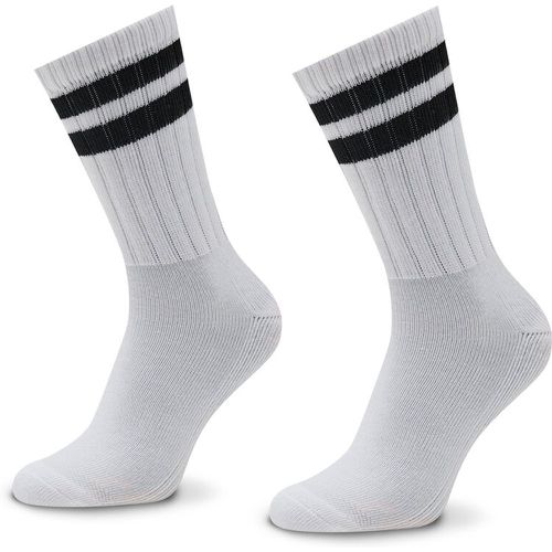 Set di 2 paia di calzini lunghi da uomo - E744W Bianco - Converse - Modalova