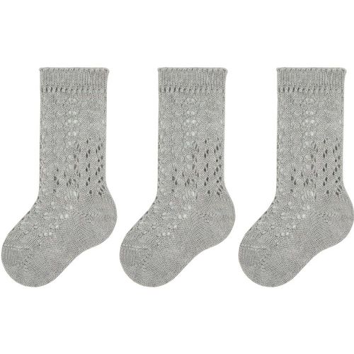 Set di 3 paia di calzini lunghi da bambini - 2.518/2 Aluminium 0221 - Condor - Modalova