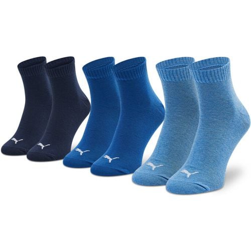 Set di 3 paia di calzini lunghi unisex - 906978 69 True Blue - Puma - Modalova