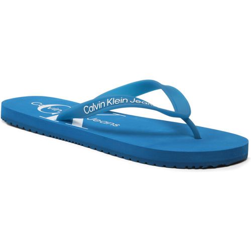 Infradito - Beach Sandal Monogram Tpu YM0YM00838 Imperial Blue CGD - Calvin Klein Jeans - Modalova