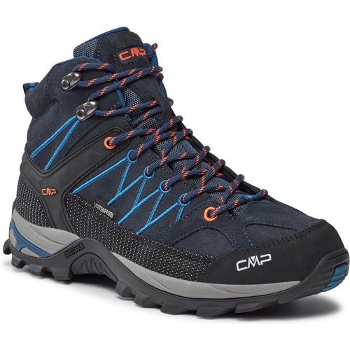 Scarpe da trekking - Rigel Mid Trekking Shoes Wp 3Q12947 B.Blue-Flash Orange 27NM - CMP - Modalova