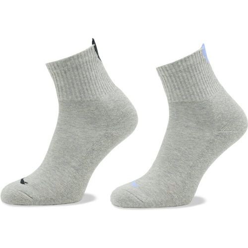 Set di 2 paia di calzini corti da donna - Women Heart Short Sock 2P 938020 Grey Melange / Purple 03 - Puma - Modalova