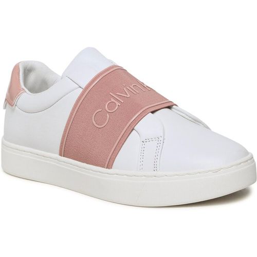 Sneakers - Cupsole Slip On HW0HW01352 White/Cafe Au Lait 0LB - Calvin Klein - Modalova
