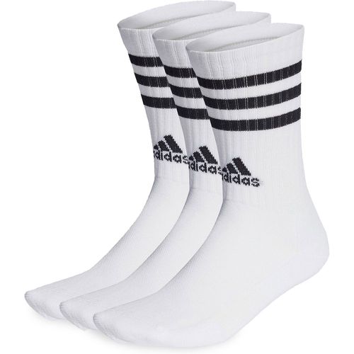 Calzini lunghi unisex 3-Stripes Cushioned Crew Socks 3 Pairs HT3458 - Adidas - Modalova