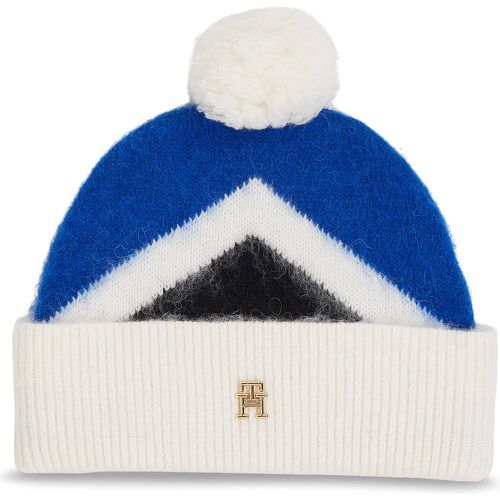 Berretto Th Evening Pompom Beanie Argyle AW0AW15305 - Tommy Hilfiger - Modalova