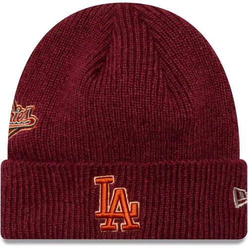 Berretto LA Dodgers World Series Patch Cuff Knit Beanie 60580732 - new era - Modalova