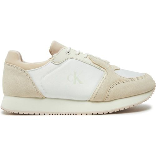 Sneakers Runner Laceup Low Mg Media YW0YW01644 Écru - Calvin Klein Jeans - Modalova