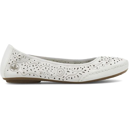 Ballerine Rieker 41460-80 Bianco - Rieker - Modalova