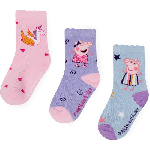 Set di 3 paia di calzini lunghi da bambini ACCS-SS24-234PP - Peppa Pig - Modalova