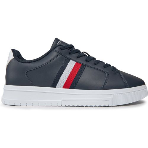 Sneakers Supercup Lth Stripes Ess FM0FM04895 - Tommy Hilfiger - Modalova