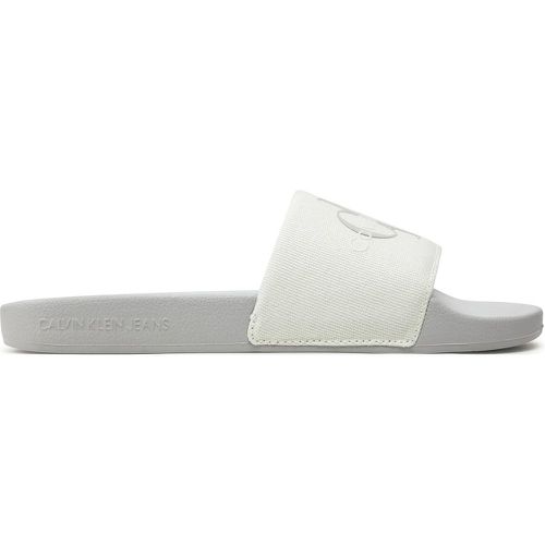 Ciabatte Slide Monogram Co YW0YW00103 Écru - Calvin Klein Jeans - Modalova