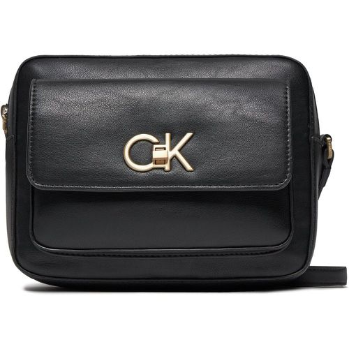Borsetta Re-Lock Camera Bag W/Flap K60K611083 Ck Black BEH - Calvin Klein - Modalova