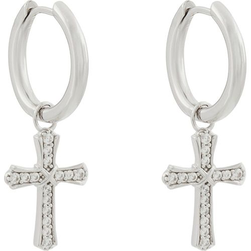 Orecchini Sharp Cross - ICED STUFF - Modalova