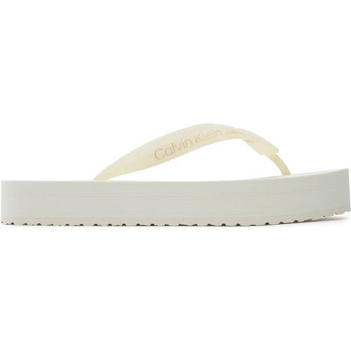 Infradito Beach Sandal Flatform YW0YW01620 Écru - Calvin Klein Jeans - Modalova