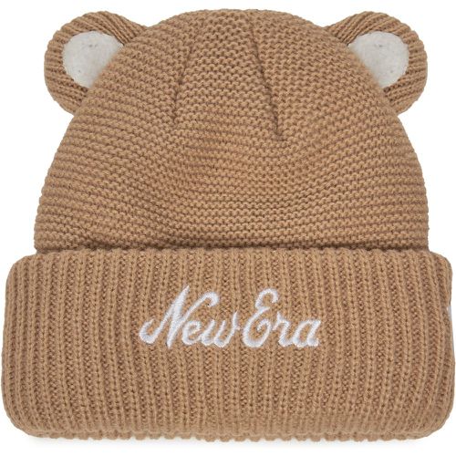 Berretto Teddy Bear Ears Cuff Knit Beanie 60580794 - new era - Modalova