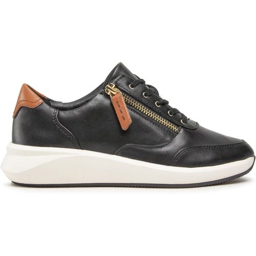 Sneakers Un Rio Zip 261680184 Black Leather - Clarks - Modalova