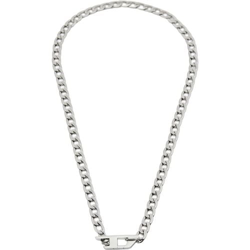 Collana Diesel DX1497040 Argento - Diesel - Modalova