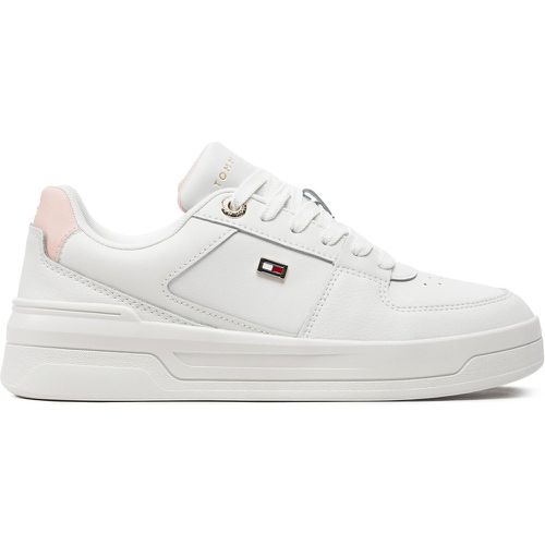 Sneakers Flag Basket Sneaker FW0FW08081 Écru - Tommy Hilfiger - Modalova