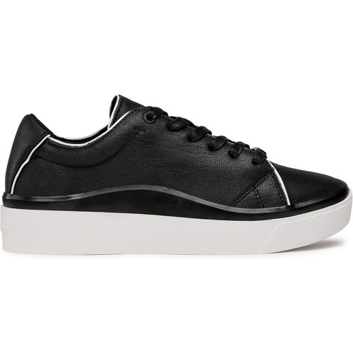 Sneakers Cupsole Wave Lace Up HW0HW01349 Black/Bright White 0GN - Calvin Klein - Modalova