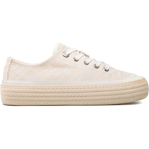 Scarpe sportive Vulc Rope Monogram White Denim FW0FW07254 - Tommy Hilfiger - Modalova