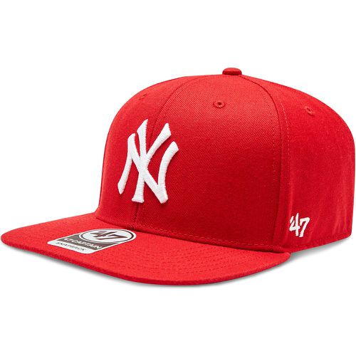 Cappellino MLB New York Yankees No Shot '47 Captain B-NSHOT17WBP-RD Red - 47 Brand - Modalova