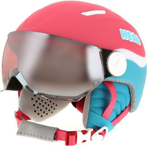 Casco da sci Maja Visor Pink/Blue 328334 - Head - Modalova