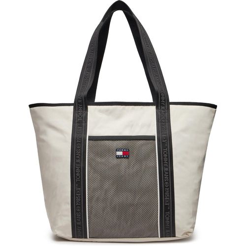 Borsetta Tjw Heritage Tote AW0AW15824 Écru - Tommy Jeans - Modalova