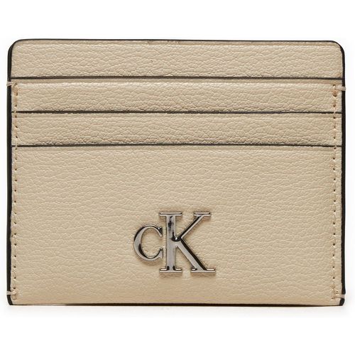 Custodie per carte di credito Minimal Monogram K60K612746 Écru - Calvin Klein Jeans - Modalova