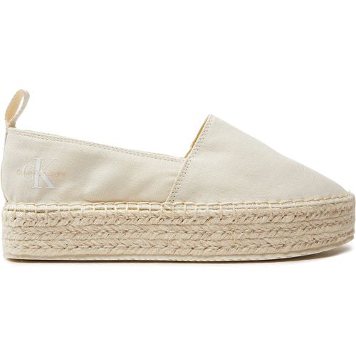 Espadrillas Platform Espadrille Ml Btw YW0YW01378 Écru - Calvin Klein Jeans - Modalova