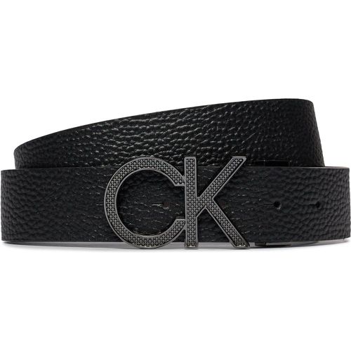 Cintura da uomo Adj/Rev Ck Pique Metal 35Mm K50K511337 Ck Black Pb/Dark Brown Pb BEH - Calvin Klein - Modalova