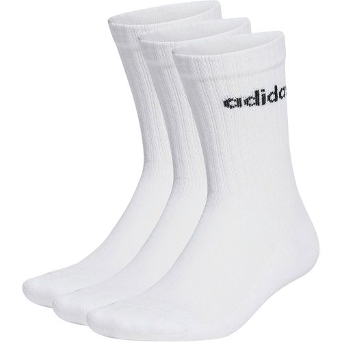 Calzini lunghi unisex Linear Crew Cushioned Socks 3 Pairs HT3455 - Adidas - Modalova